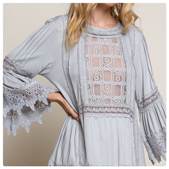 POL Windowpane Classic Feminine Top - Picture 8 of 16